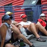 He had us at dragon boating!