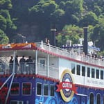 Mom Kathi on top deck