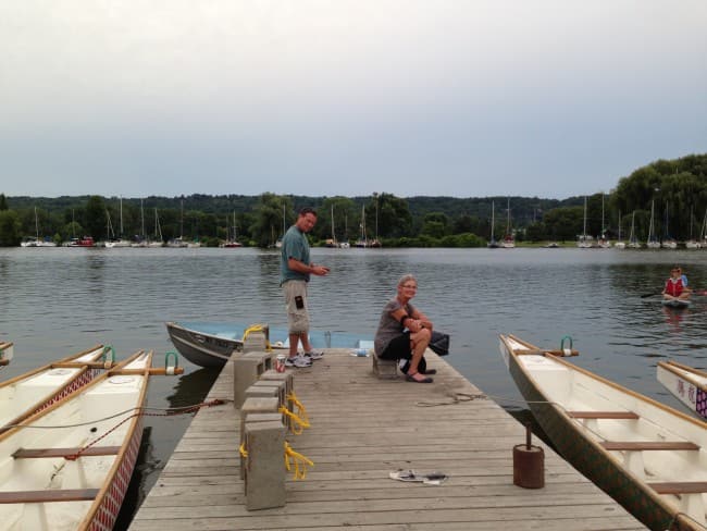 Pre-race day in Ithaca